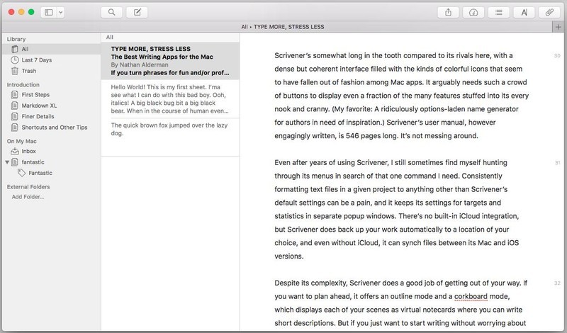 best writing editing software for mac